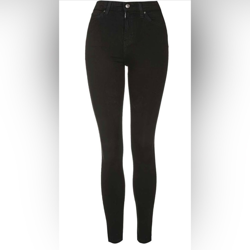 NWT Topshop Jamie Jeans Black size 24 petite
